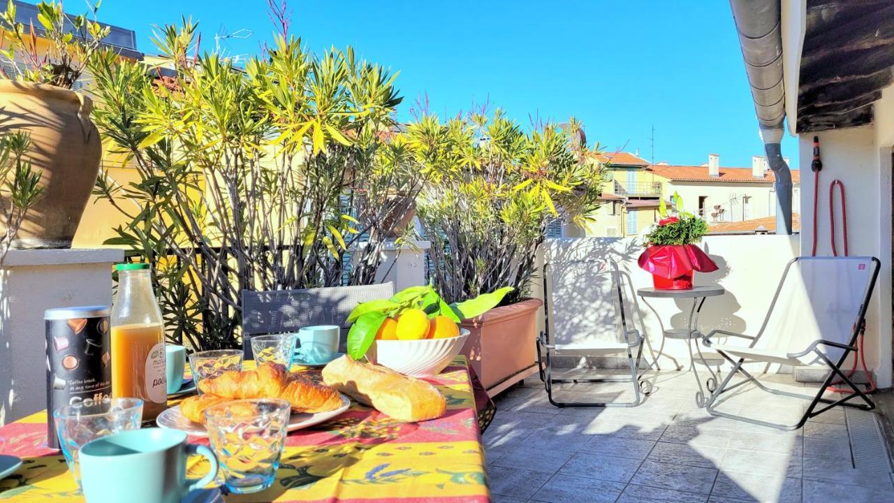 Ze Perfect Place - Appartement De Charme Nicois - 2 Chb & 2 Sdb - Ac - Terrasse - Vieux ניס מראה חיצוני תמונה