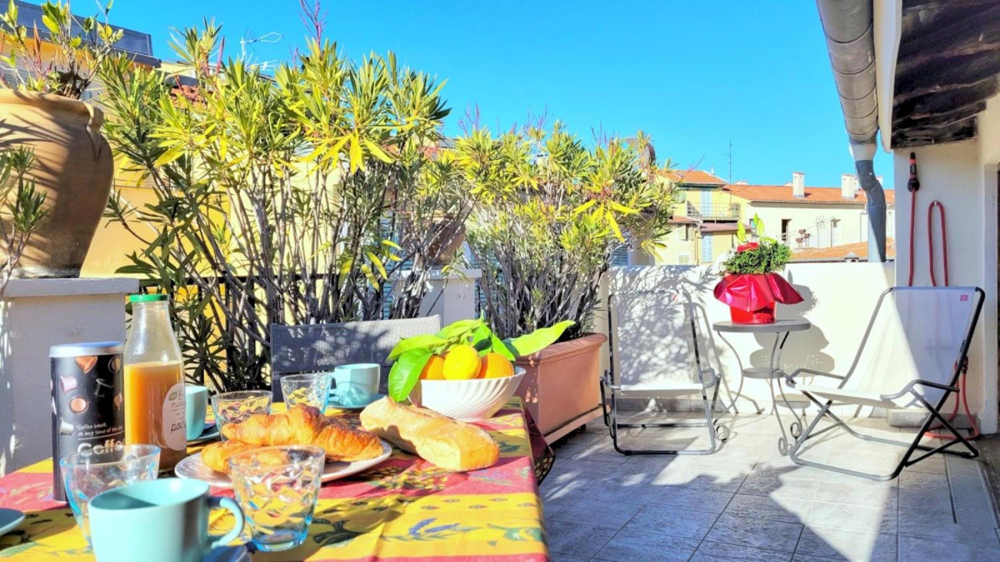 Ze Perfect Place - Appartement De Charme Nicois - 2 Chb & 2 Sdb - Ac - Terrasse - Vieux ניס מראה חיצוני תמונה